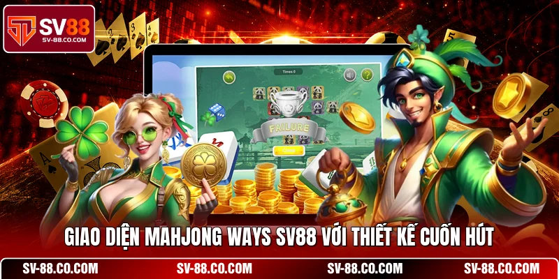 Giao diện Mahjong Ways SV88 với thiết kế cuốn hút