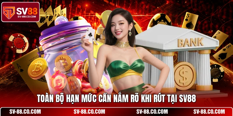 Toàn bộ hạn mức cần nắm rõ khi rút tại SV88